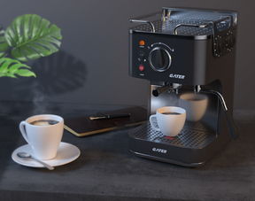 C4D與Octane Render 打造逼真咖啡機(jī)渲染效果